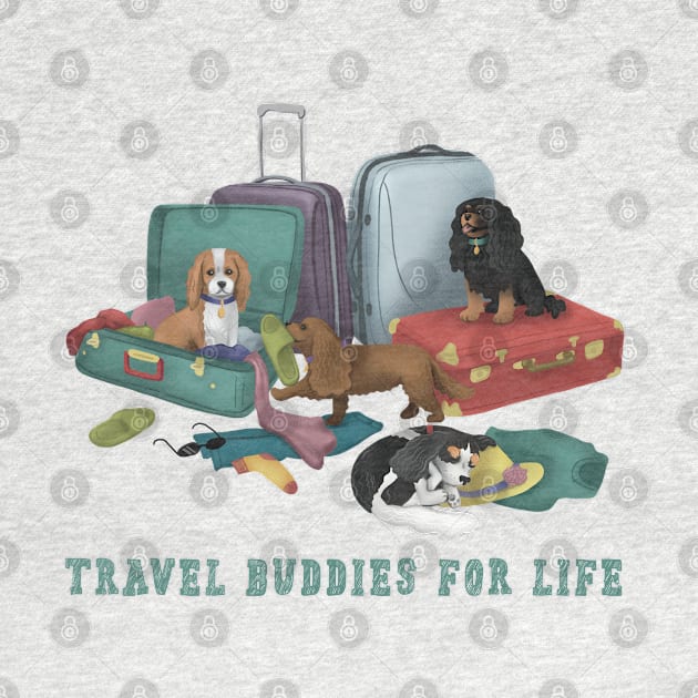 Cavalier King Charles Spaniel Travel Design by Cavalier Gifts